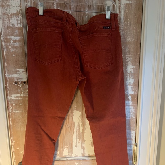 Lucky brand burnt orange jeans / pants - Picture 2 of 3